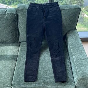Joe’s Jeans Velvet Black Pants 26